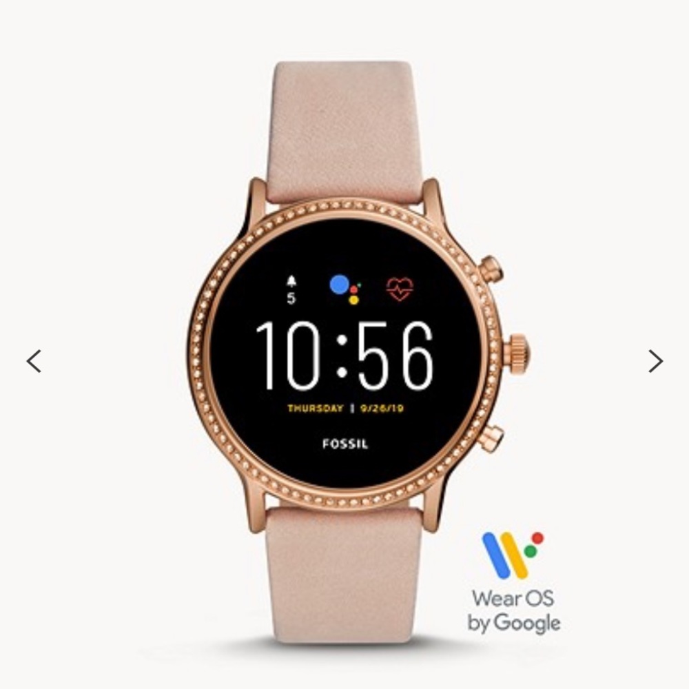 Gen5 Smartwatch Julianna HR Blush Leather😍 Fossil